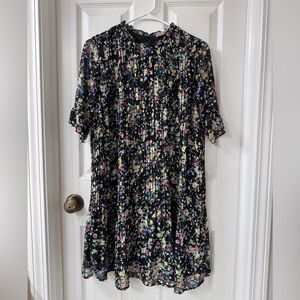 MELLODAY Black Floral dress size XS